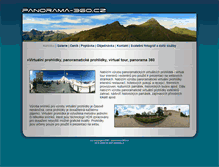 Tablet Screenshot of panorama-360.fotograf-fotografie.cz
